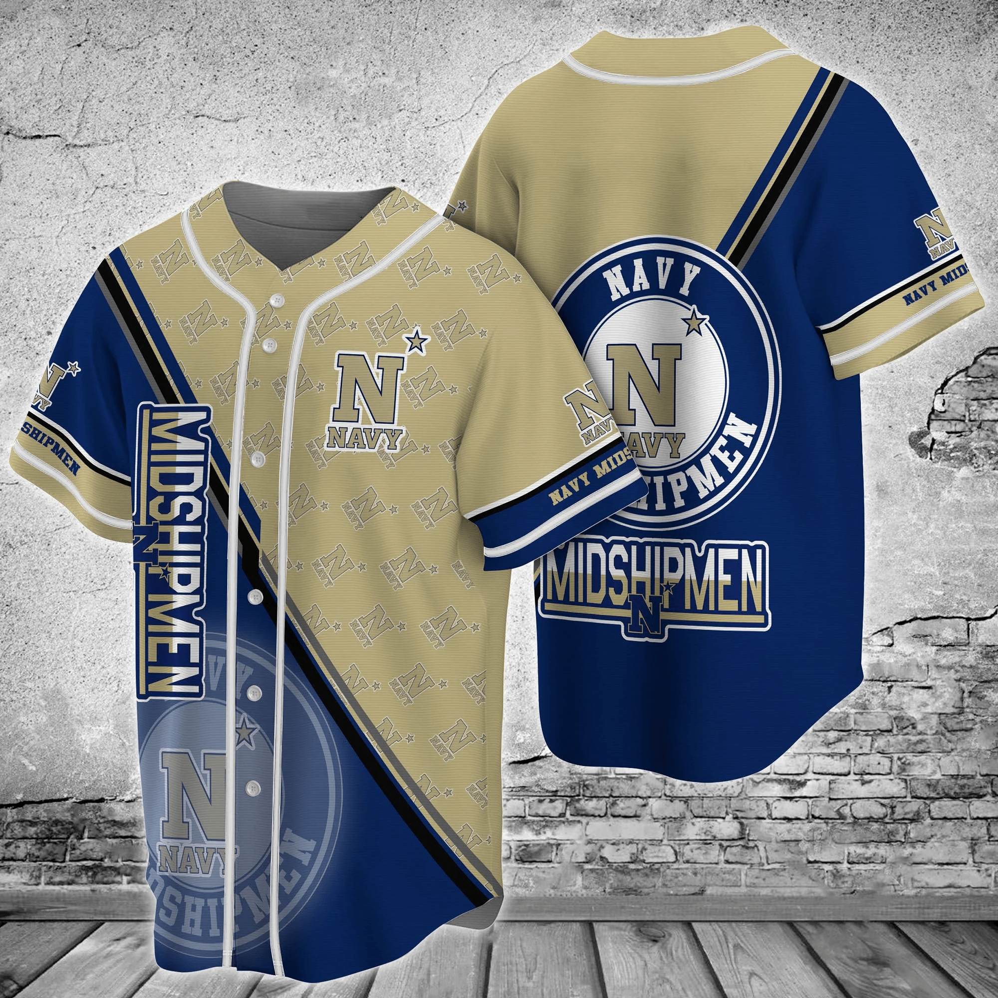 Navy Midshipmen NCAA Baseball Jersey Shirt for Fans