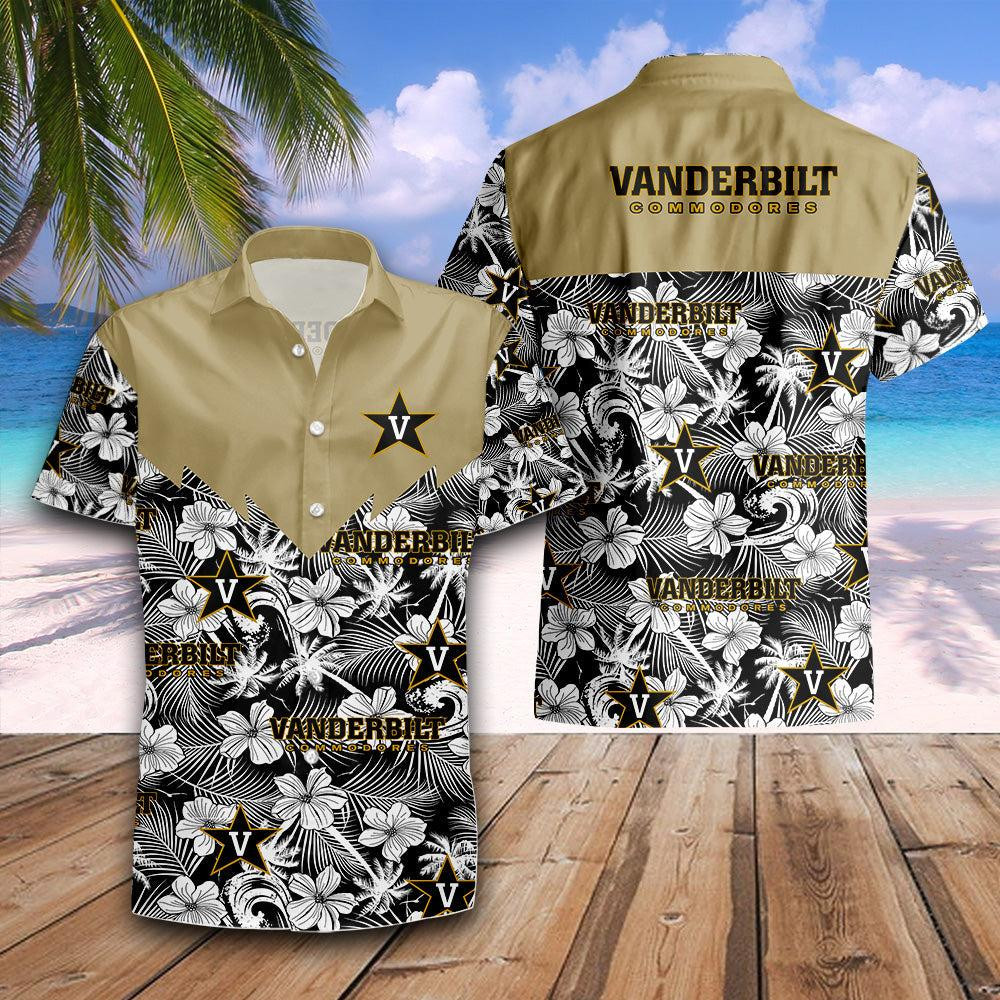NCAA Vanderbilt Commodores Pattern Hawaiian Shirt Aloha Shirt