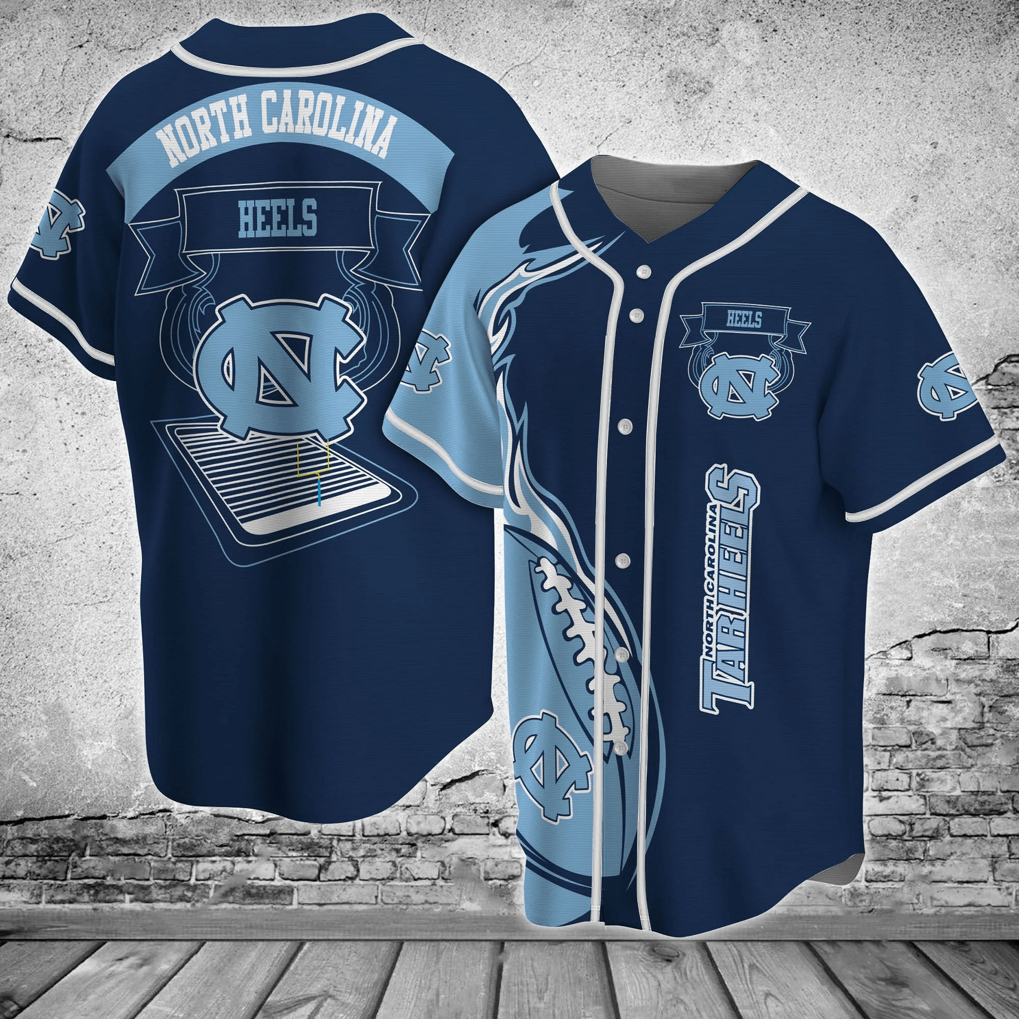 North Carolina Tar Heels Baseball Jersey Shirt - Perfect Gift for Fans