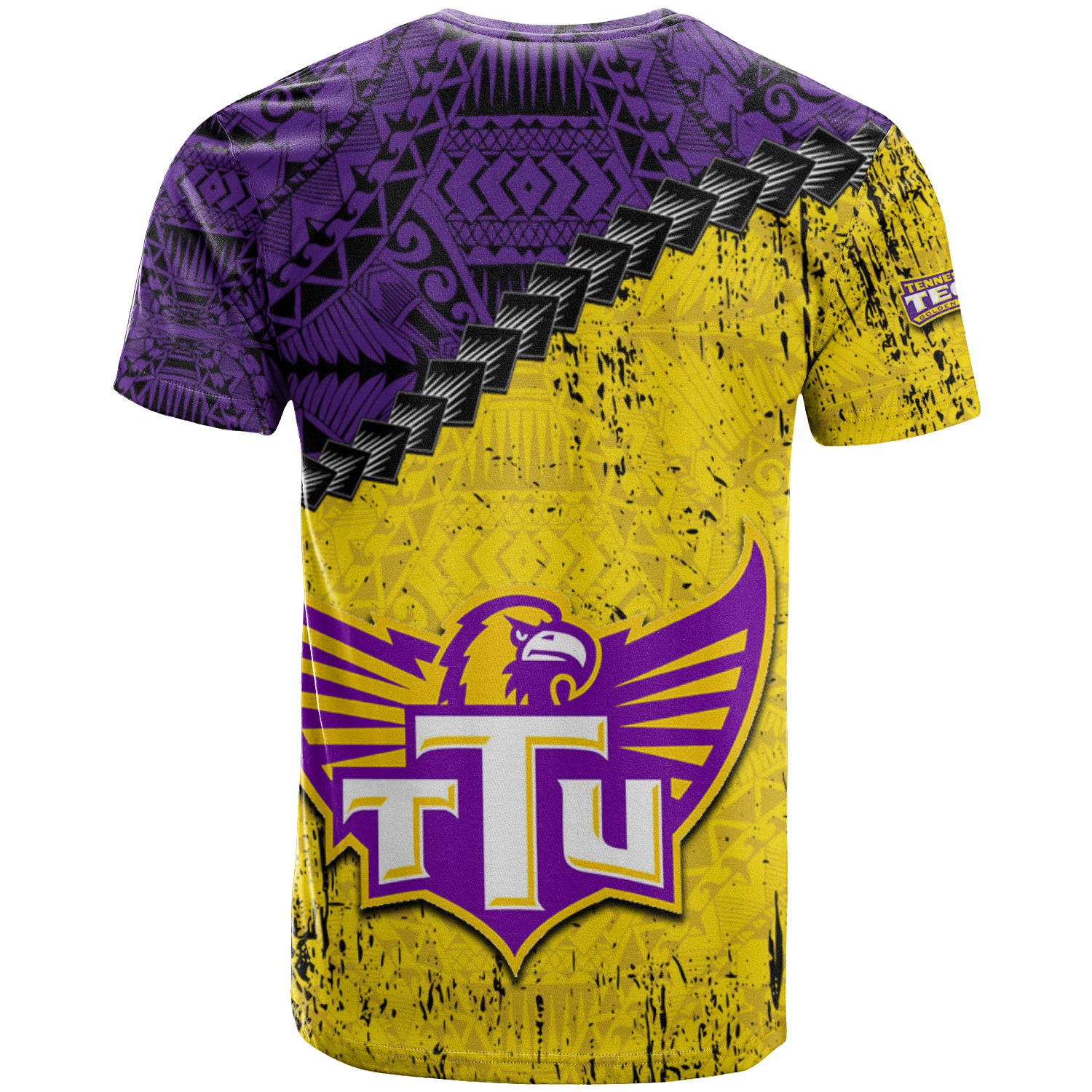 Tennessee Tech Golden Eagles T-Shirt and Polo Shirt Grunge Polynesian ...