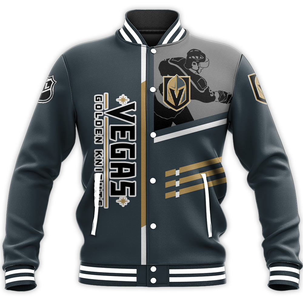 Vegas Golden Knights Baseball Jacket Personalized Hockey For Fan- NHL