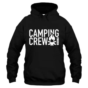 Camping Crew 2024 Hoodie – Black