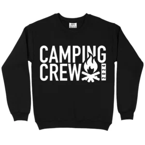 Camping Crew 2024 Sweatshirt – Black