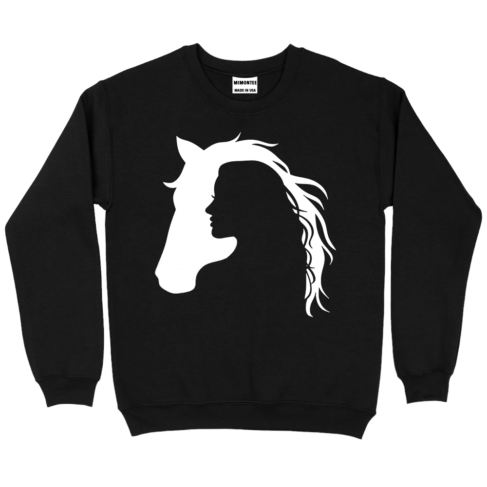 Horse Girl SweatShirt - Black Horse Girl SweatShirt - Black