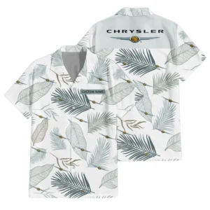 Chrysler Hawaiian Shirt Tropical Leaves Seamless Pattern All-over Print Summer Gift, Custom Name HIHI170125Y7HWLS1CHR