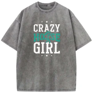 Crazy Horse Girl Washed Tshirts