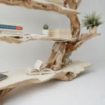 Handcrafted Oak Tree Bookshelf