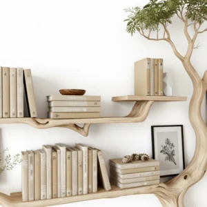 Handmade-Tree-Shaped-Bookshelf-Natural-Wood-Wall-Shelf-for-Creative-Home-Decor2