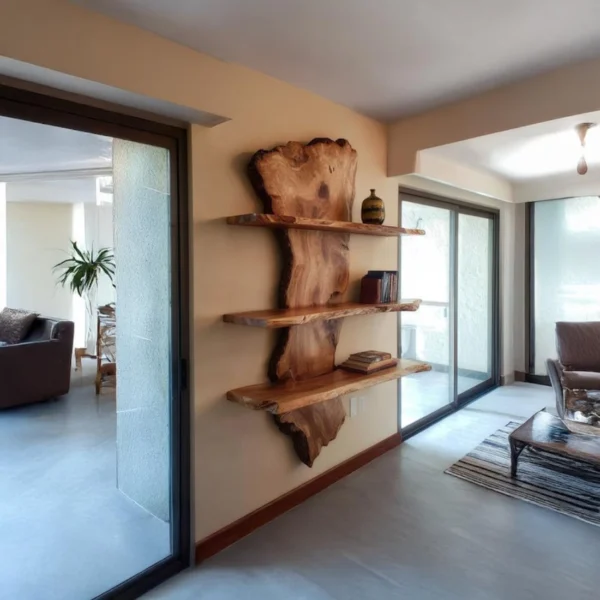 Set Floating Shelf Solid Wood Handmade