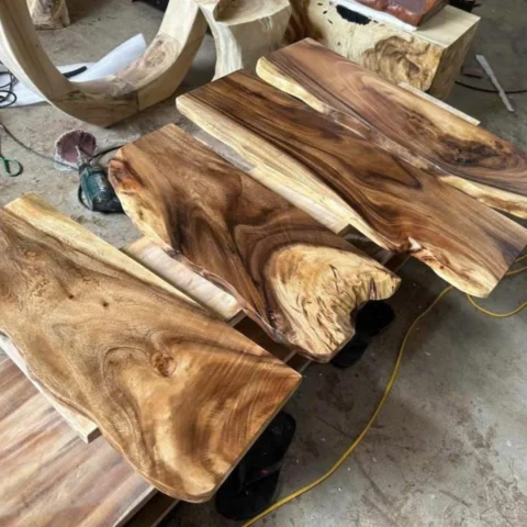 Set Floating Shelf Solid Wood Handmade2