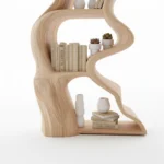 Unique Natural Bookshelf Modern Tree Bookcase Home Decor