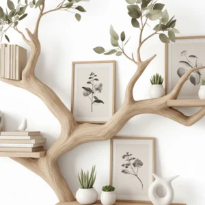 Wooden Bookcase Tree Bookshelf – Book Shelf Handmade Furniture2