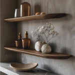 Handmade Floating Hardwood Shelf - Sleek Floating Shelf System for Home Decor
